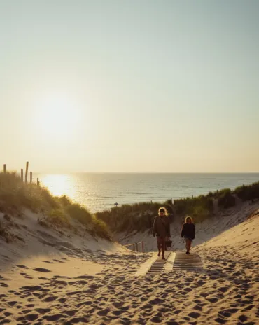 Golden hour strand